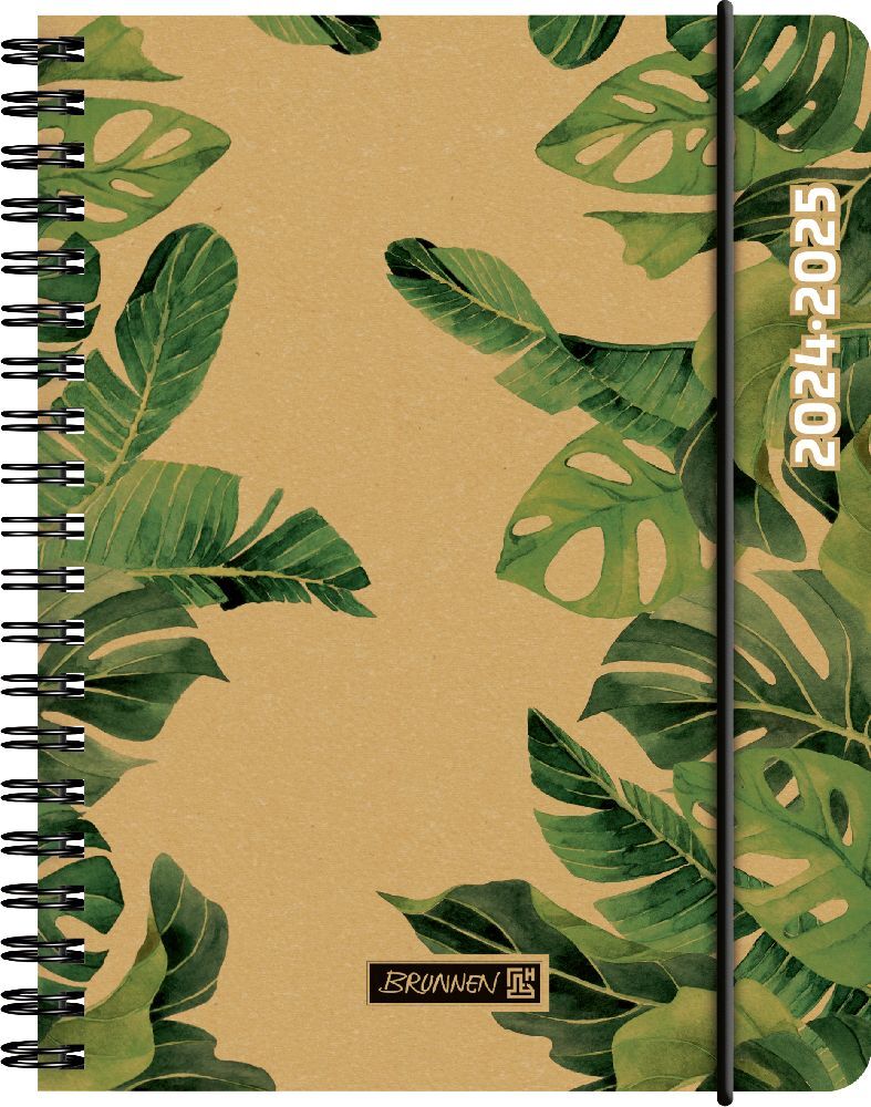 Cover: 4061947119701 | Schülerkal (2024/2025) Jungle Leaves | 2 Seiten = 1 Woche; A6 | 208 S.