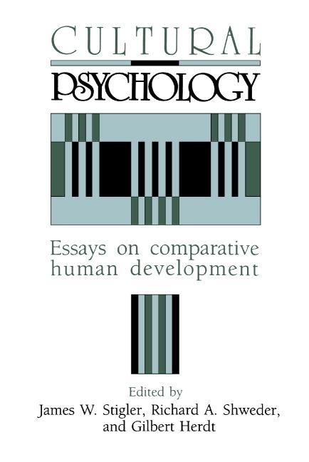 Cover: 9780521378048 | Cultural Psychology | Essays on Comparative Human Development | Buch