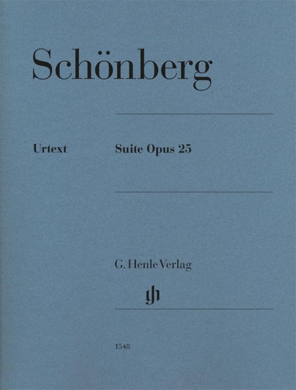 Cover: 9790201815480 | Suite Opus 25 | Besetzung: Klavier zu zwei Händen | Arnold Schönberg