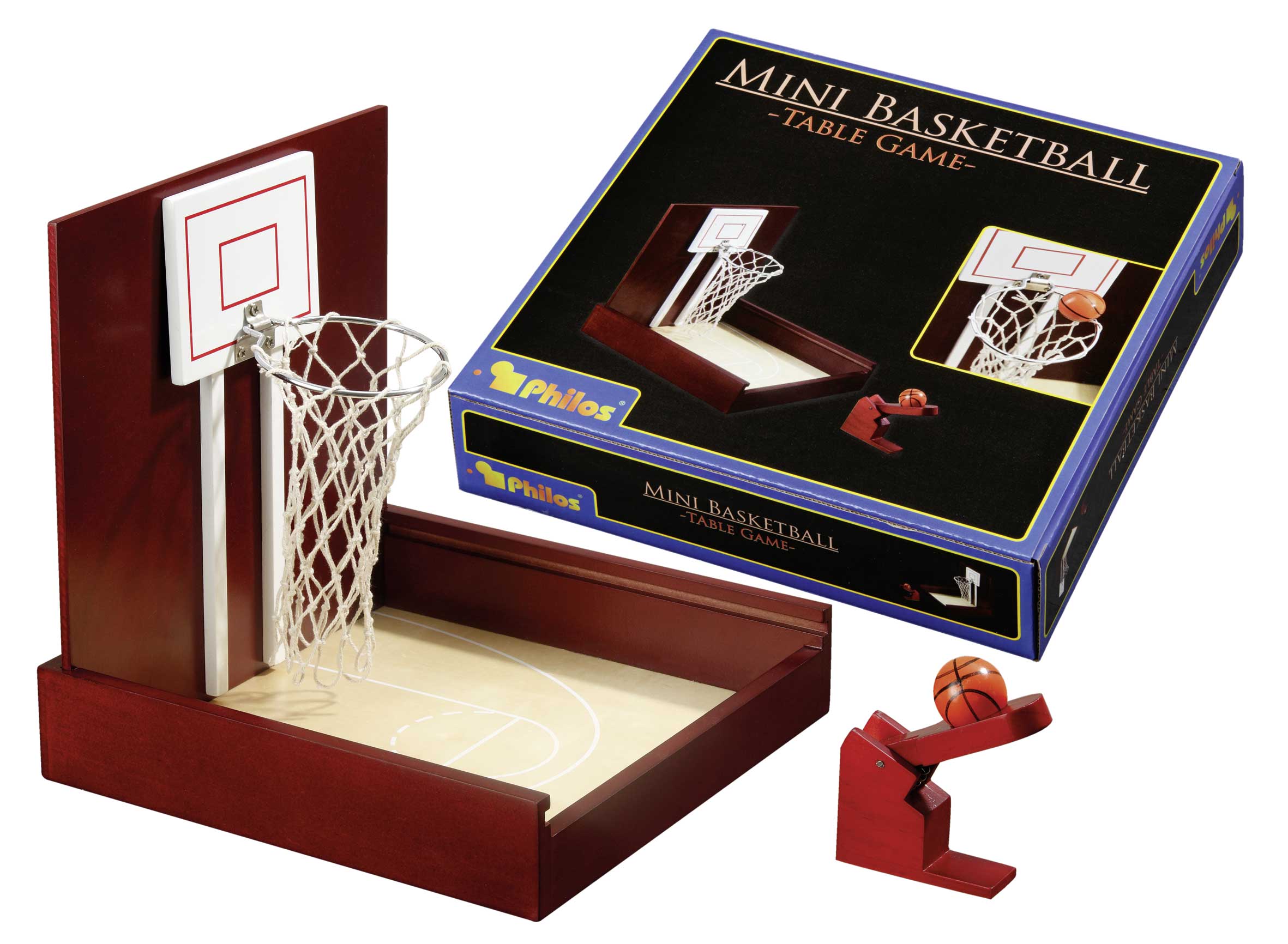 Cover: 4014156032361 | Philos 3236 - Mini Basketball, Tisch-Basketball, Holz, 27x23x7cm