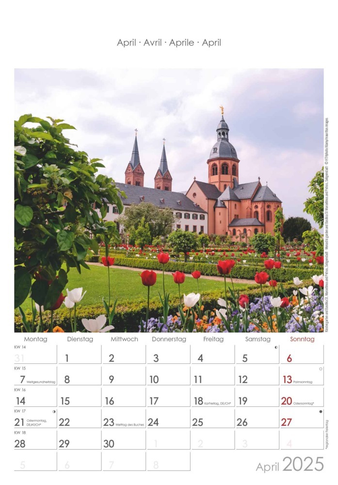 Bild: 4251732343194 | Alpha Edition - Hessen 2025 Bildkalender, 23,7x34cm, Wandkalender...