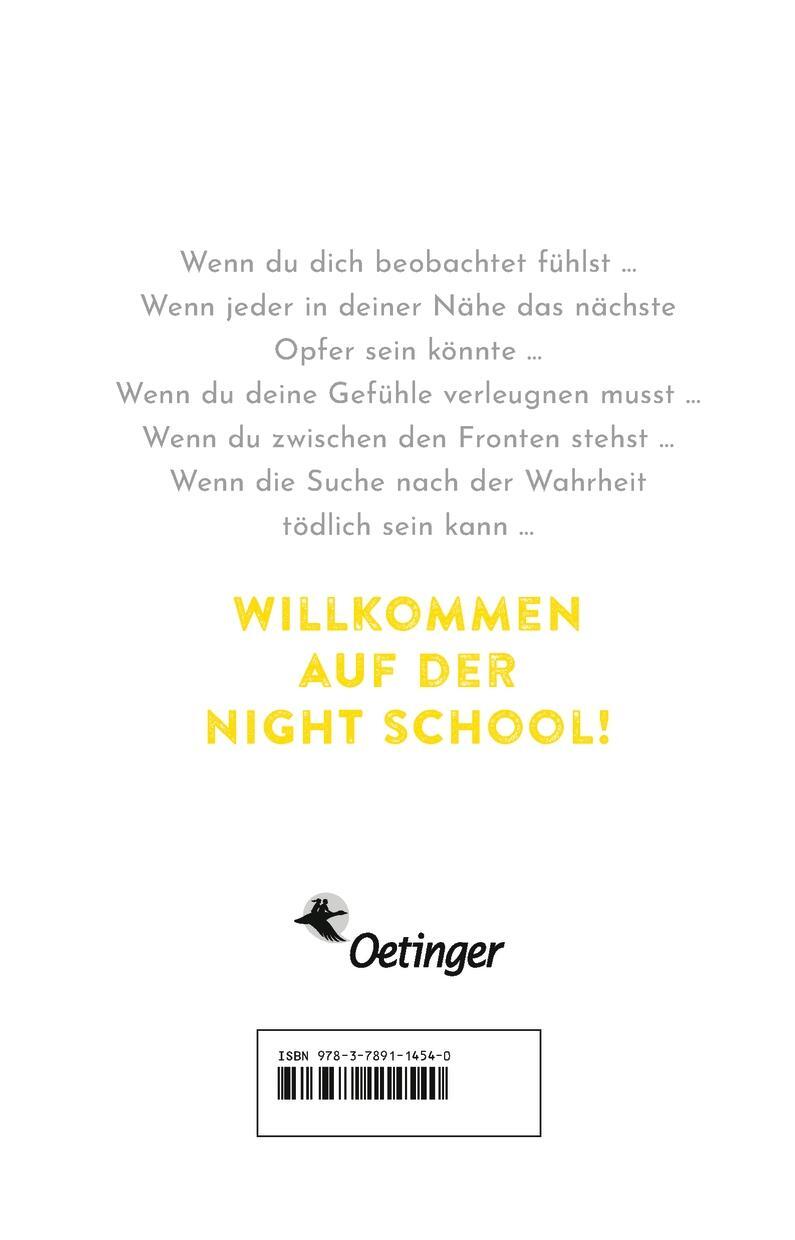 Rückseite: 9783789114540 | Night School 3. Denn Wahrheit musst du suchen | C.J. Daugherty | Buch