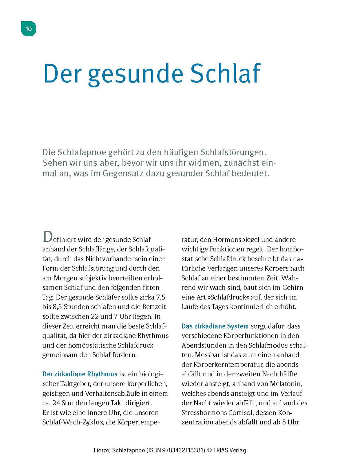 Bild: 9783432118383 | Schlafapnoe | Ingo Fietze | Taschenbuch | Broschiert (KB) | 128 S.