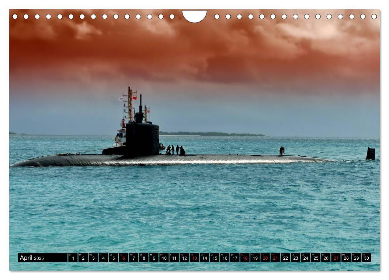 Bild: 9783435730049 | U-Boote - Militärische Ungetüme (Wandkalender 2025 DIN A4 quer),...