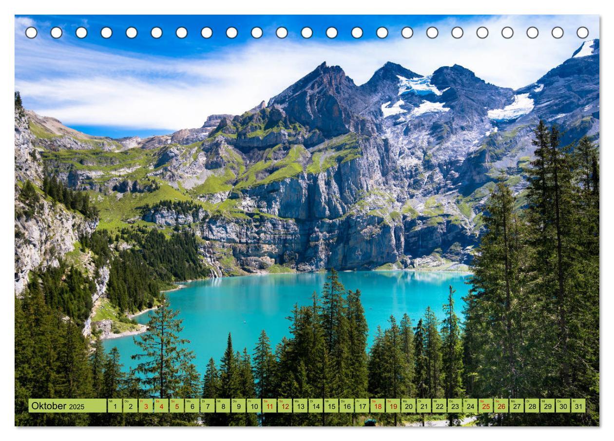 Bild: 9783435356577 | Alpentraum Kandersteg (Tischkalender 2025 DIN A5 quer), CALVENDO...