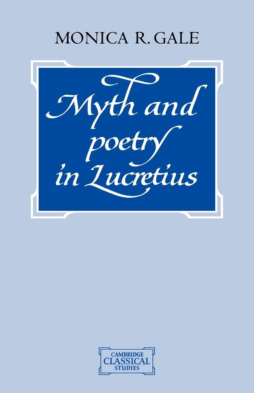 Cover: 9780521036801 | Myth and Poetry in Lucretius | Monica Gale | Taschenbuch | Paperback