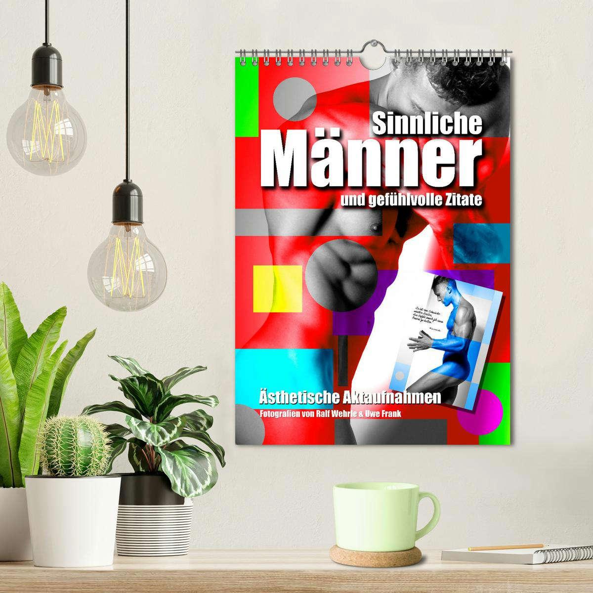 Bild: 9783435930227 | Männer und gefühlvolle Zitate (Wandkalender 2025 DIN A4 hoch),...