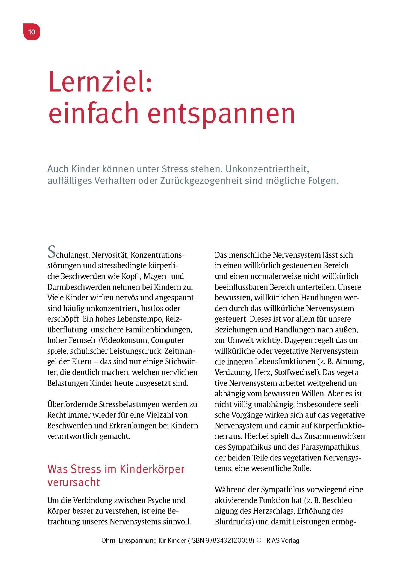 Bild: 9783432120058 | Entspannung für Kinder | Dietmar Ohm | Taschenbuch | 152 S. | Deutsch