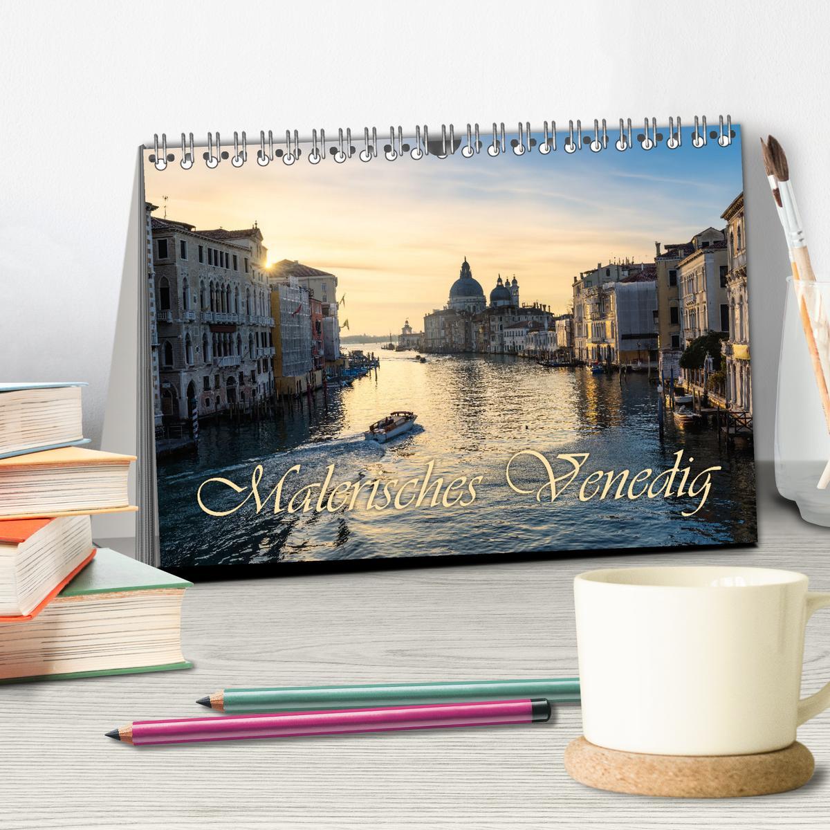 Bild: 9783457144756 | Malerisches Venedig (Tischkalender 2025 DIN A5 quer), CALVENDO...