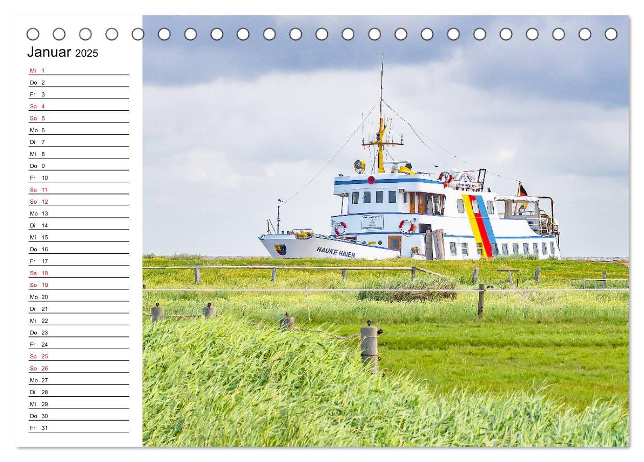 Bild: 9783435114870 | Hallig Hooge - Romantik Pur (Tischkalender 2025 DIN A5 quer),...