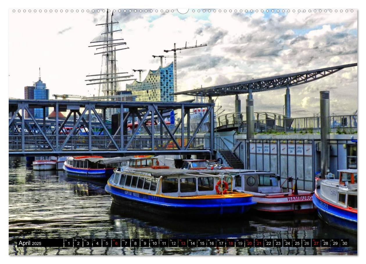 Bild: 9783435689538 | Faszination Hafen - Hamburg (Wandkalender 2025 DIN A2 quer),...