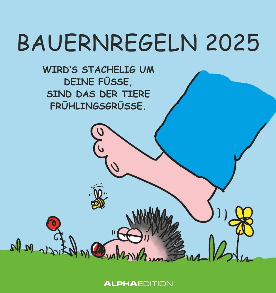 Cover: 4251732343309 | Alpha Edition - Bauernregeln 2025 Postkartenkalender, 16x17cm,...