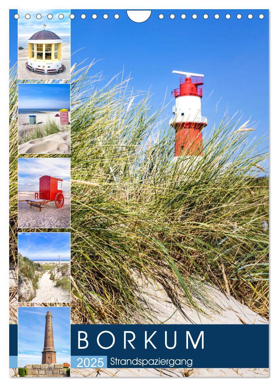 Cover: 9783435972050 | Borkum Strandspaziergang (Wandkalender 2025 DIN A4 hoch), CALVENDO...