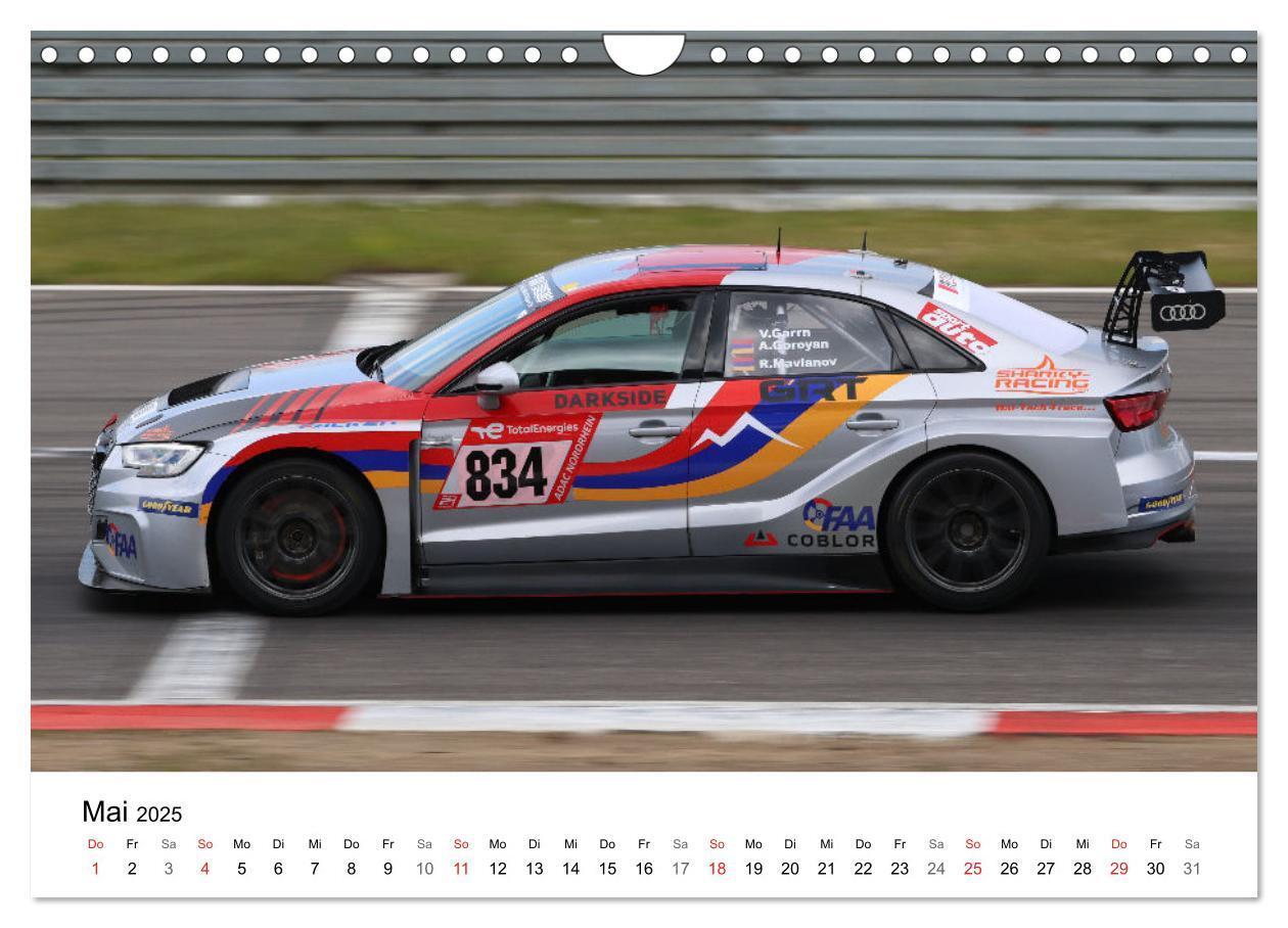 Bild: 9783435839834 | Die Vier Ringe im Motorsport (Wandkalender 2025 DIN A4 quer),...