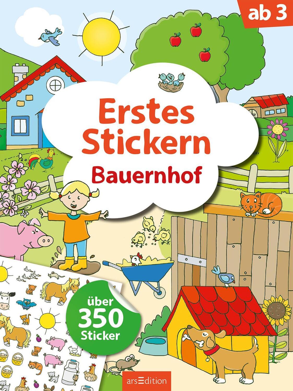 Bild: 9783845817309 | Erstes Stickern Bauernhof | Taschenbuch | Mein Stickerbuch | 40 S.