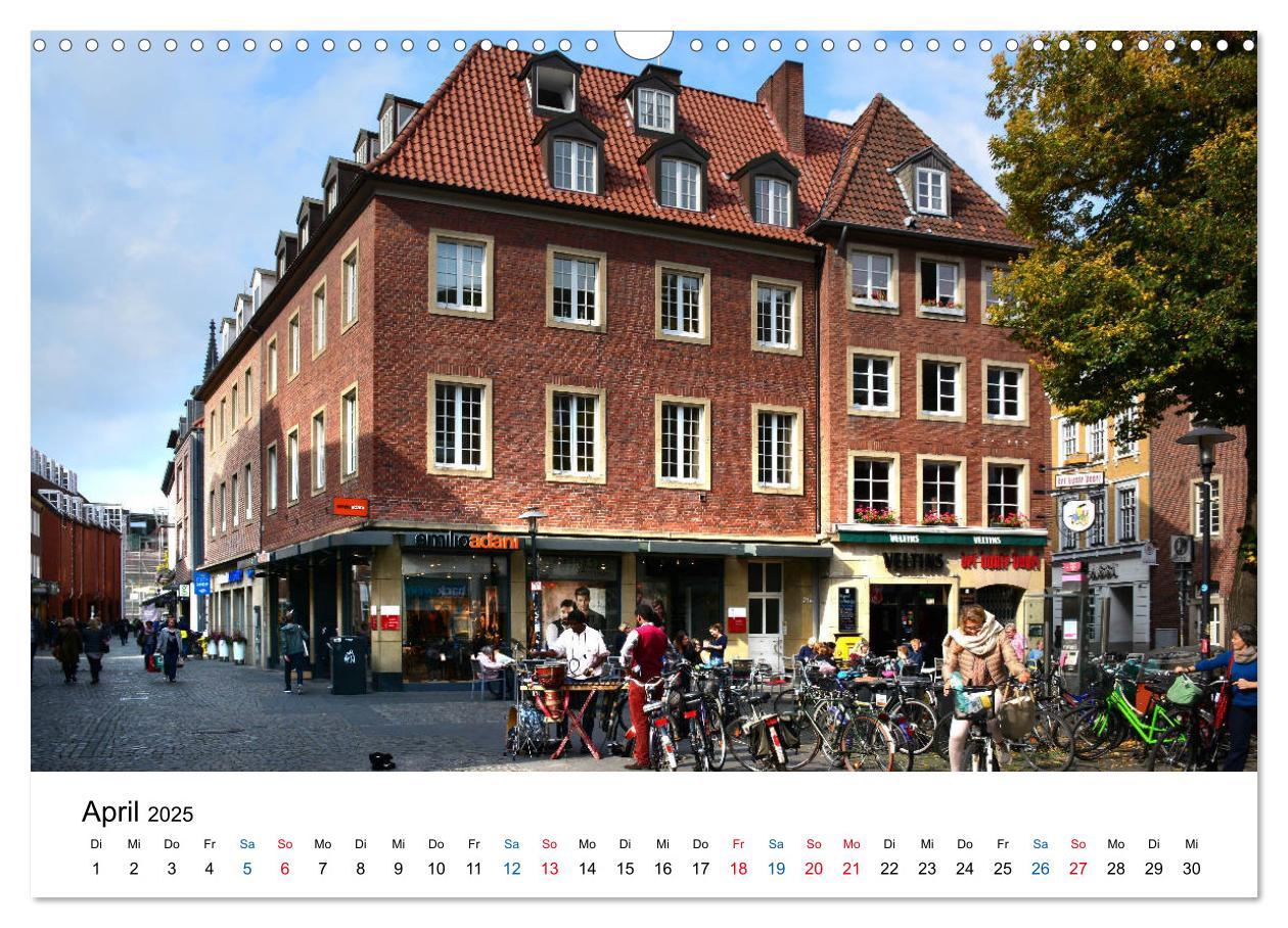 Bild: 9783435315291 | Münster - die liebenswerte Fahrradstadt (Wandkalender 2025 DIN A3...