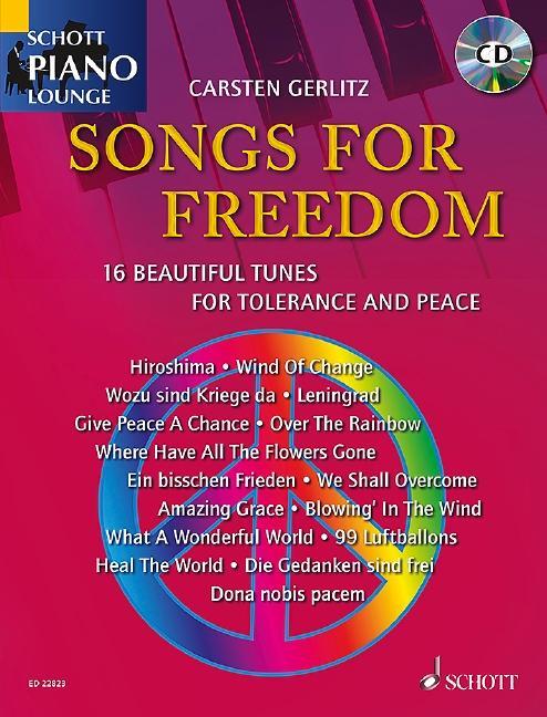 Cover: 9783795712563 | Songs For Freedom. Klavier. Ausgabe mit CD | Carsten Gerlitz | 72 S.