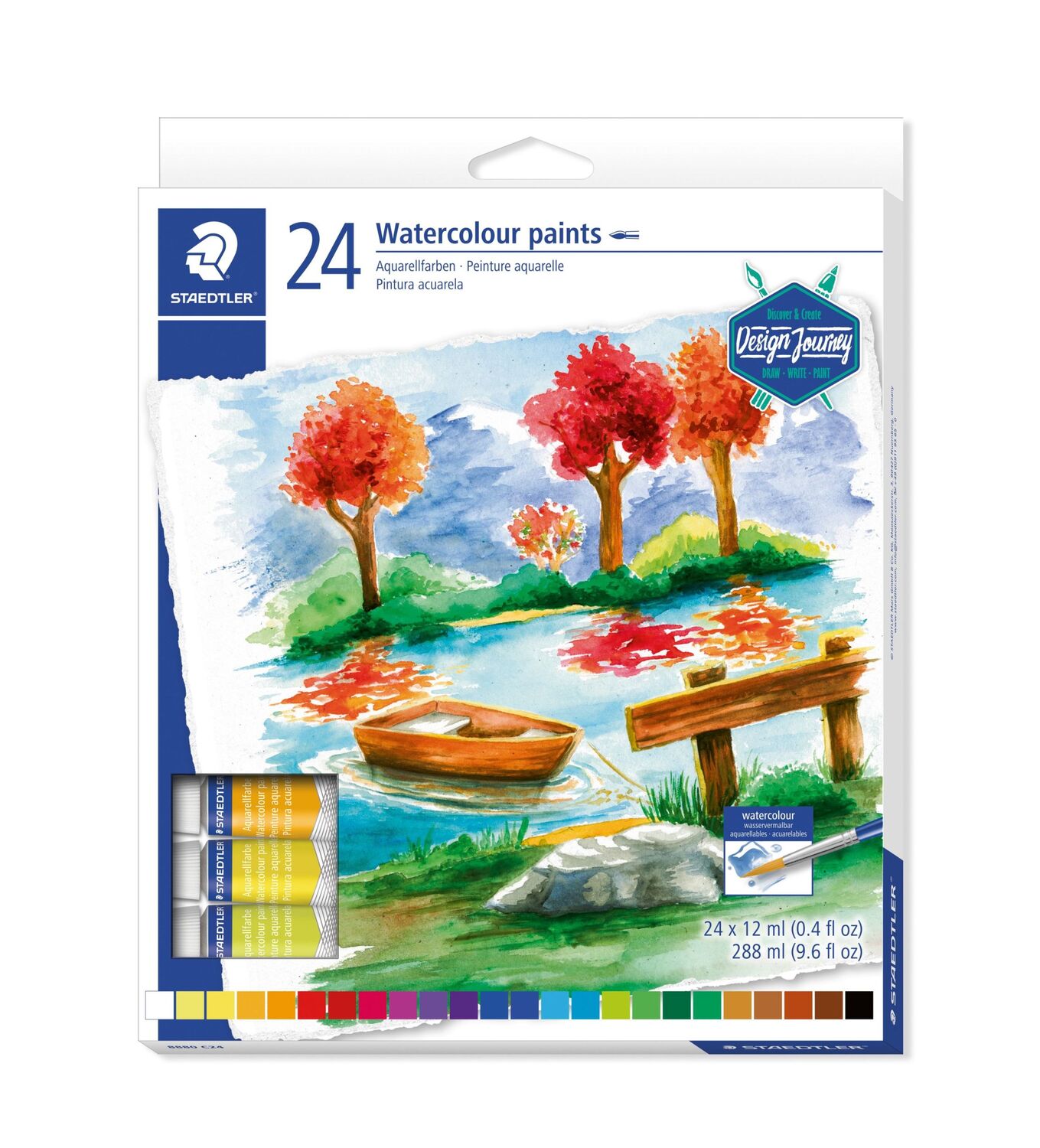 Cover: 4007817024201 | STAEDTLER Aquarellfarben 24er Set | 8880 C24 | 2019 | STAEDTLER