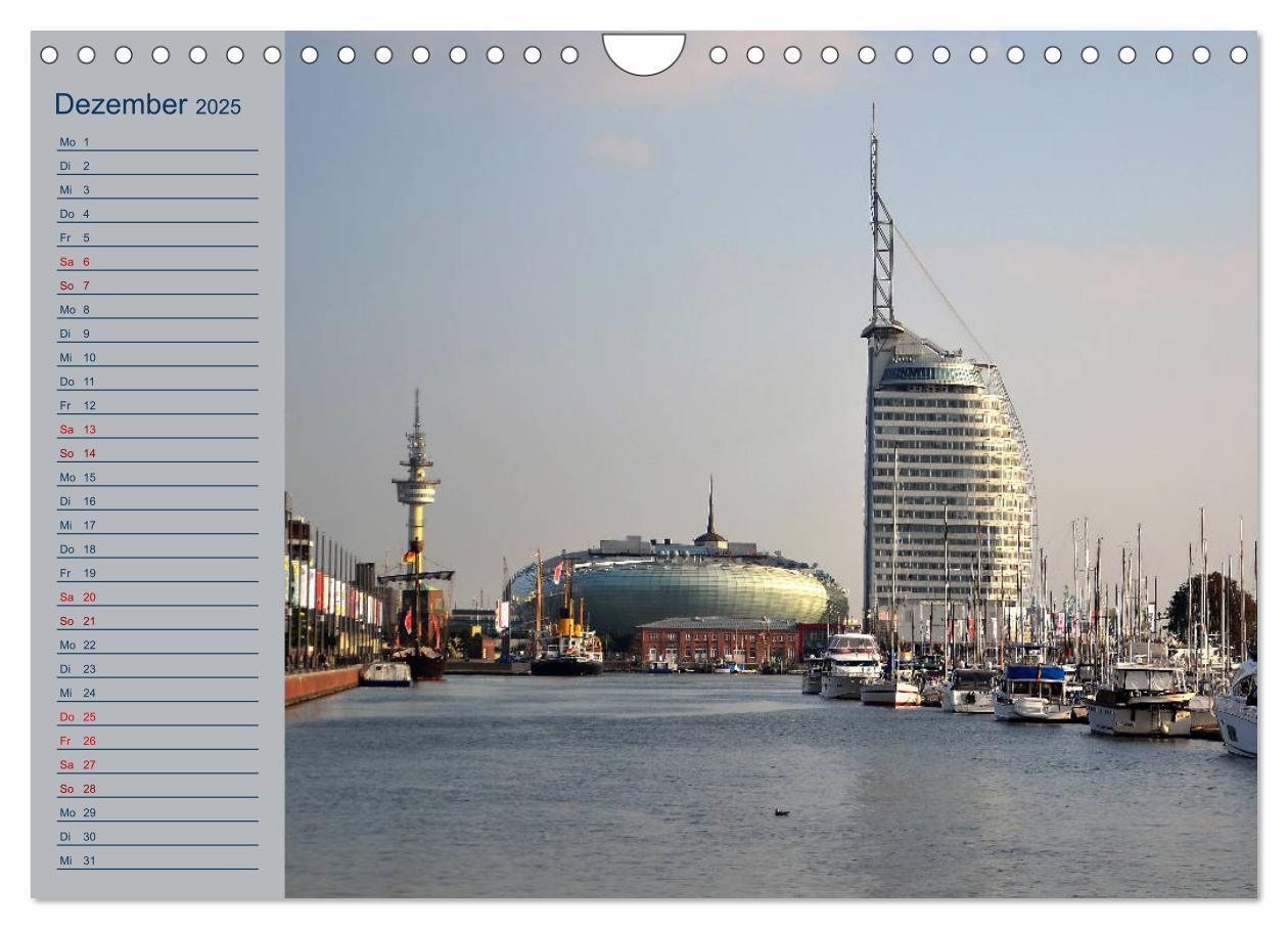 Bild: 9783435378395 | BREMERHAVEN - 2025 (Wandkalender 2025 DIN A4 quer), CALVENDO...