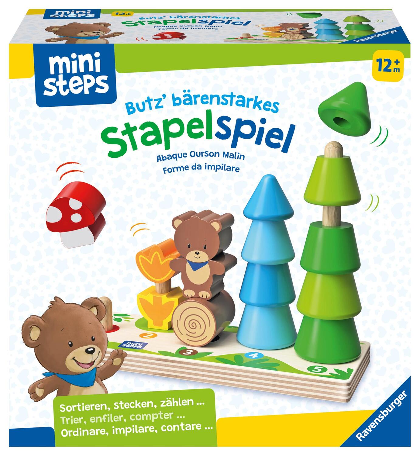 Cover: 4005556045808 | Ravensburger ministeps 4580 Butz' bärenstarkes Stapelspiel,...