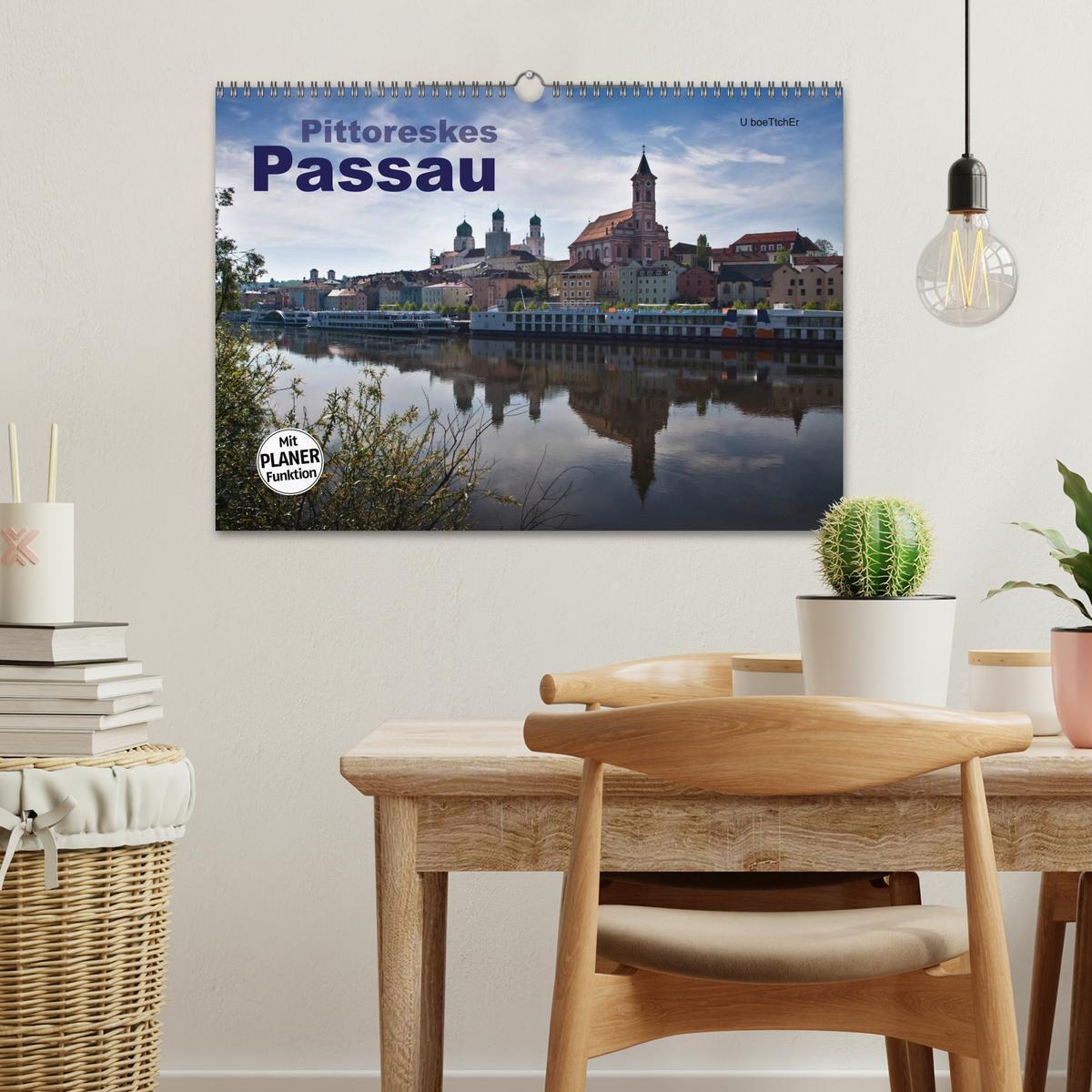 Bild: 9783435516865 | Pittoreskes Passau (Wandkalender 2025 DIN A3 quer), CALVENDO...