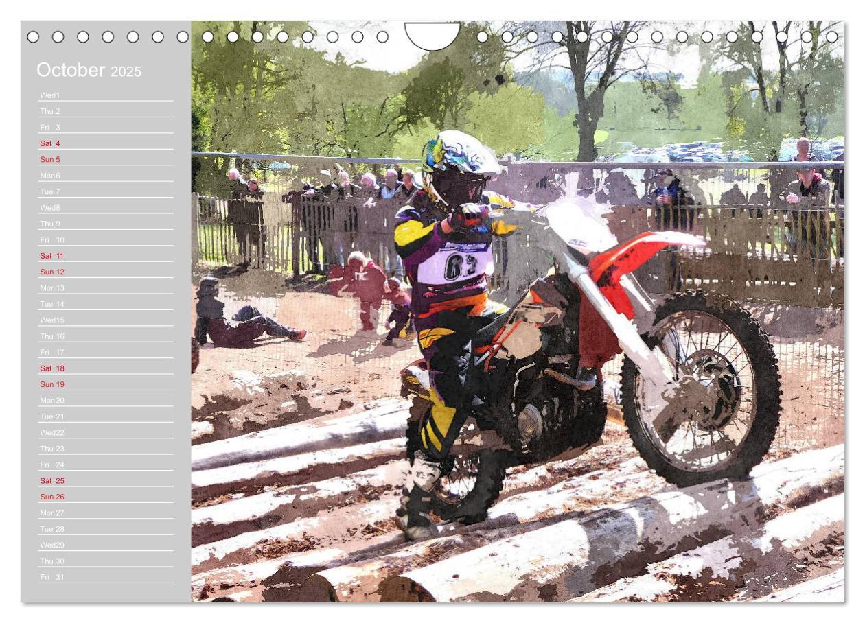 Bild: 9781325952175 | ENDURO RACING 2 (Wall Calendar 2025 DIN A4 landscape), CALVENDO 12...