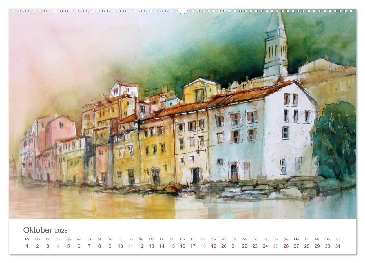 Bild: 9783435559022 | Faszination Aquarell - Eckard Funck (Wandkalender 2025 DIN A2...