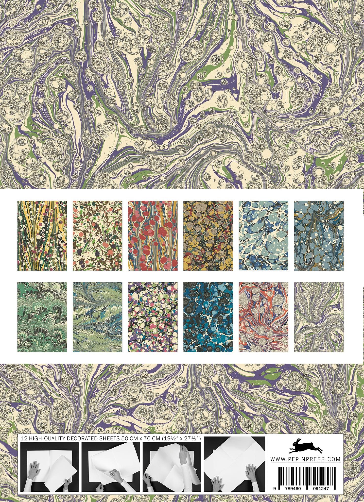 Bild: 9789460091247 | Marbled Paper Designs | Gift &amp; Creative Paper Book Vol. 102 | Roojen