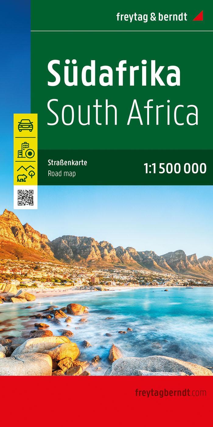 Cover: 9783707923247 | Südafrika, Straßenkarte, 1:1.500.000, freytag &amp; berndt | Berndt | 2024