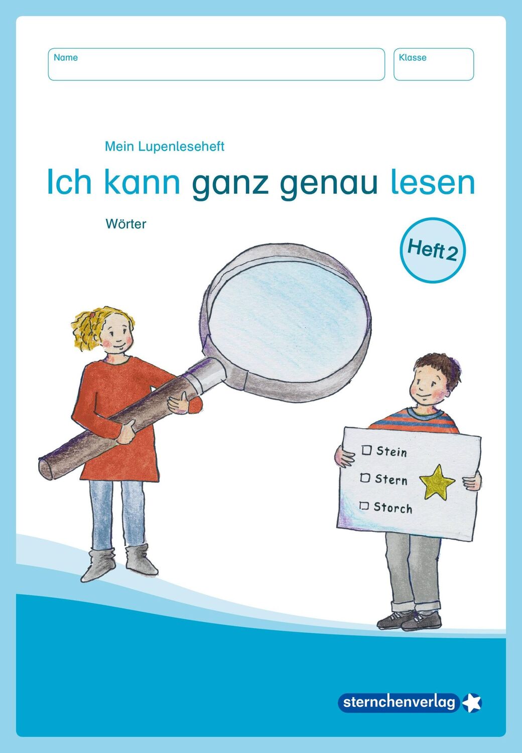 Cover: 9783946904854 | Mein Lupenleseheft 2 - Ich kann ganz genau lesen | Wörter | Langhans