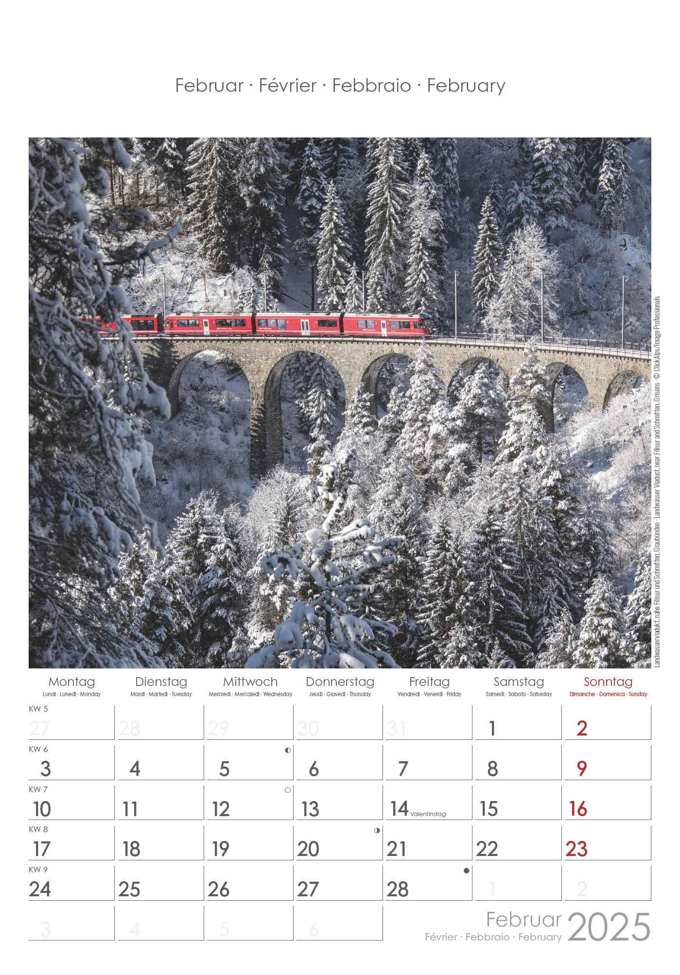 Bild: 4251732343217 | Schweiz 2025 - Bild-Kalender 23,7x34 cm - Switzerland -...