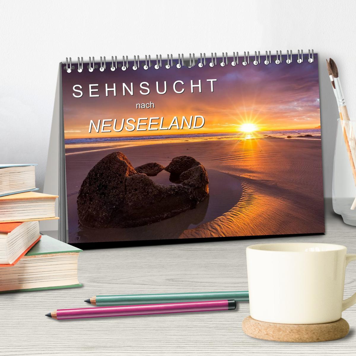 Bild: 9783435462544 | Sehnsucht nach Neuseeland (Tischkalender 2025 DIN A5 quer),...