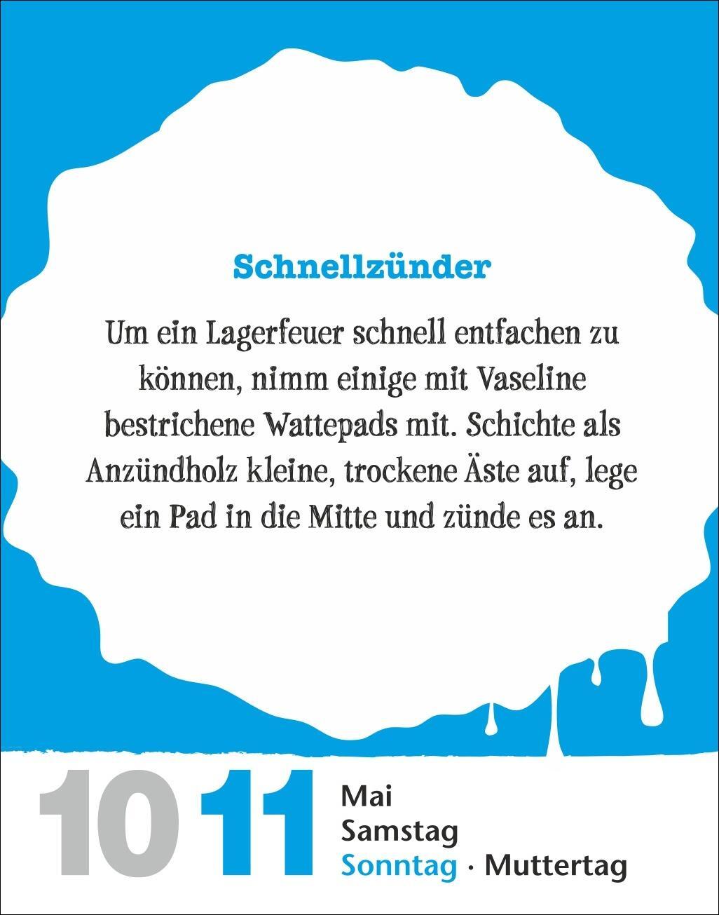 Bild: 9783840034251 | Lifehacks Tagesabreißkalender 2025 - Der hilfreichste Kalender...