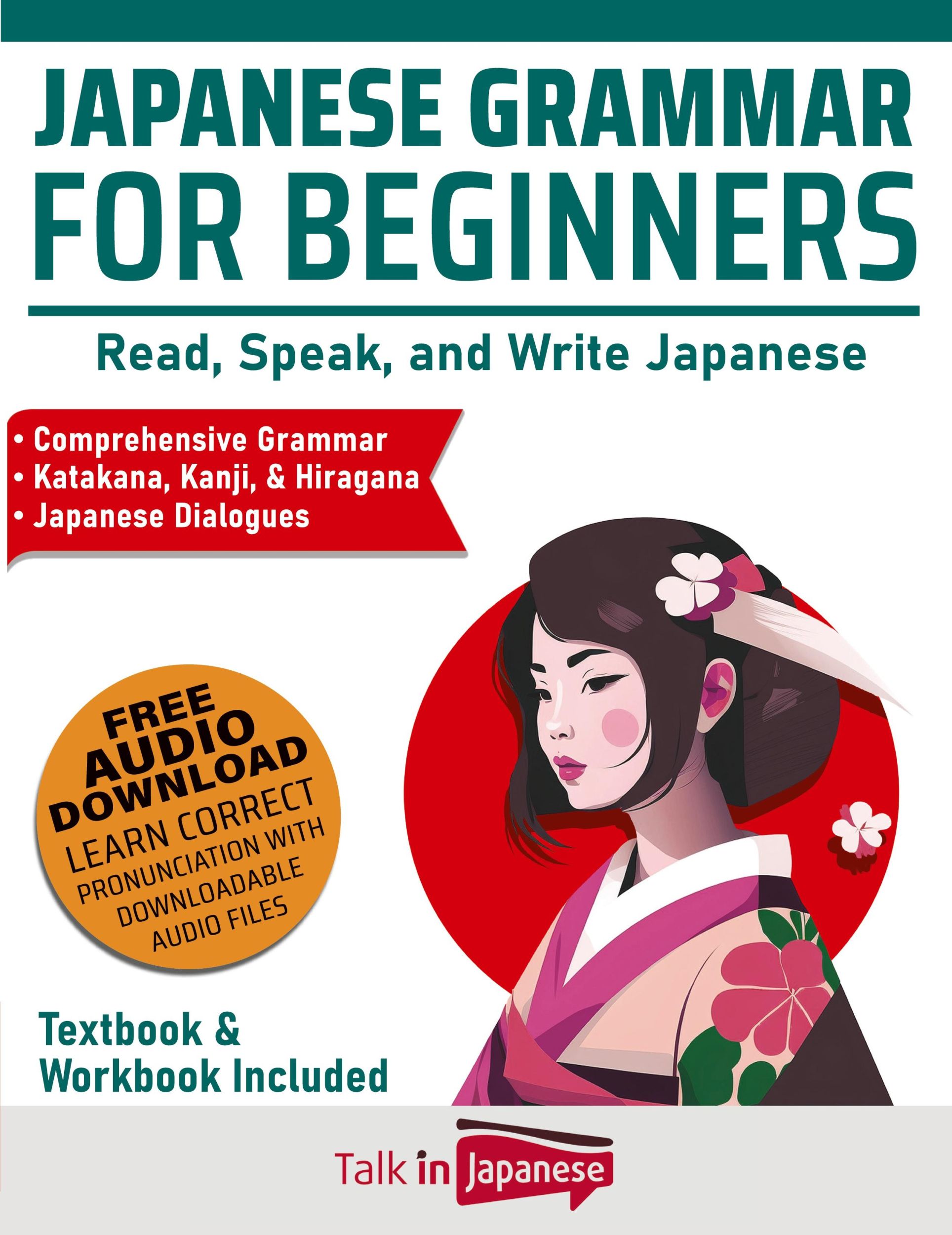 Cover: 9798885261852 | Japanese Grammar for Beginners Textbook &amp; Workbook Included | Japanese