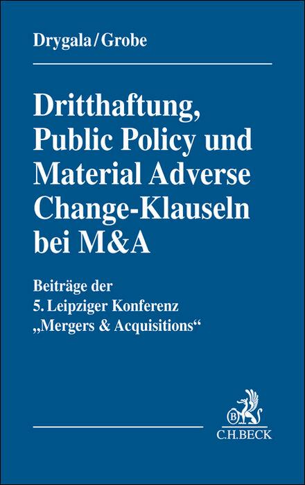 Cover: 9783406815676 | Dritthaftung, Public Policy und Material Adverse Change-Klauseln...