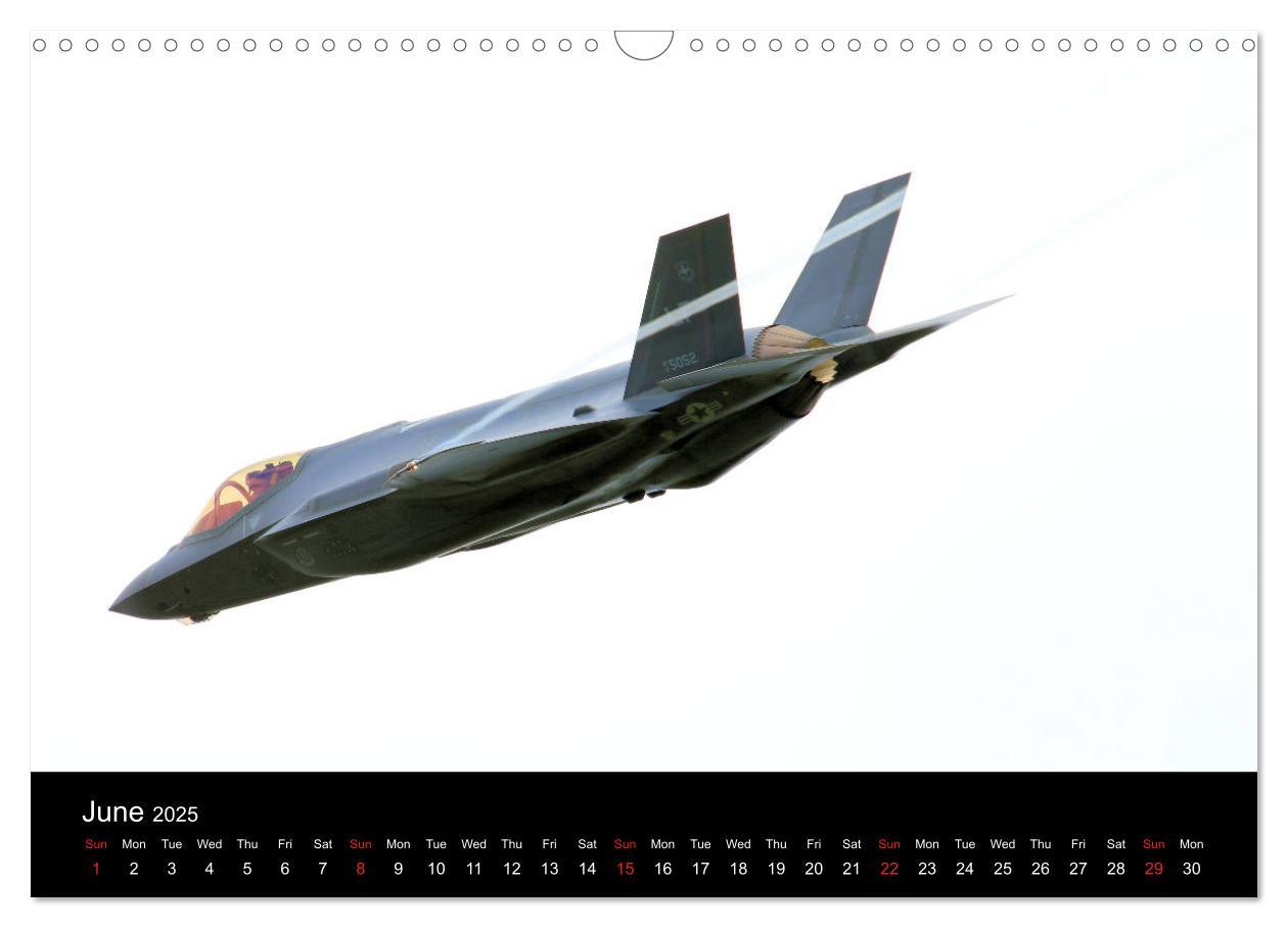 Bild: 9781325951314 | Lockheed Martin F35 Stealth Fighter (Wall Calendar 2025 DIN A3...