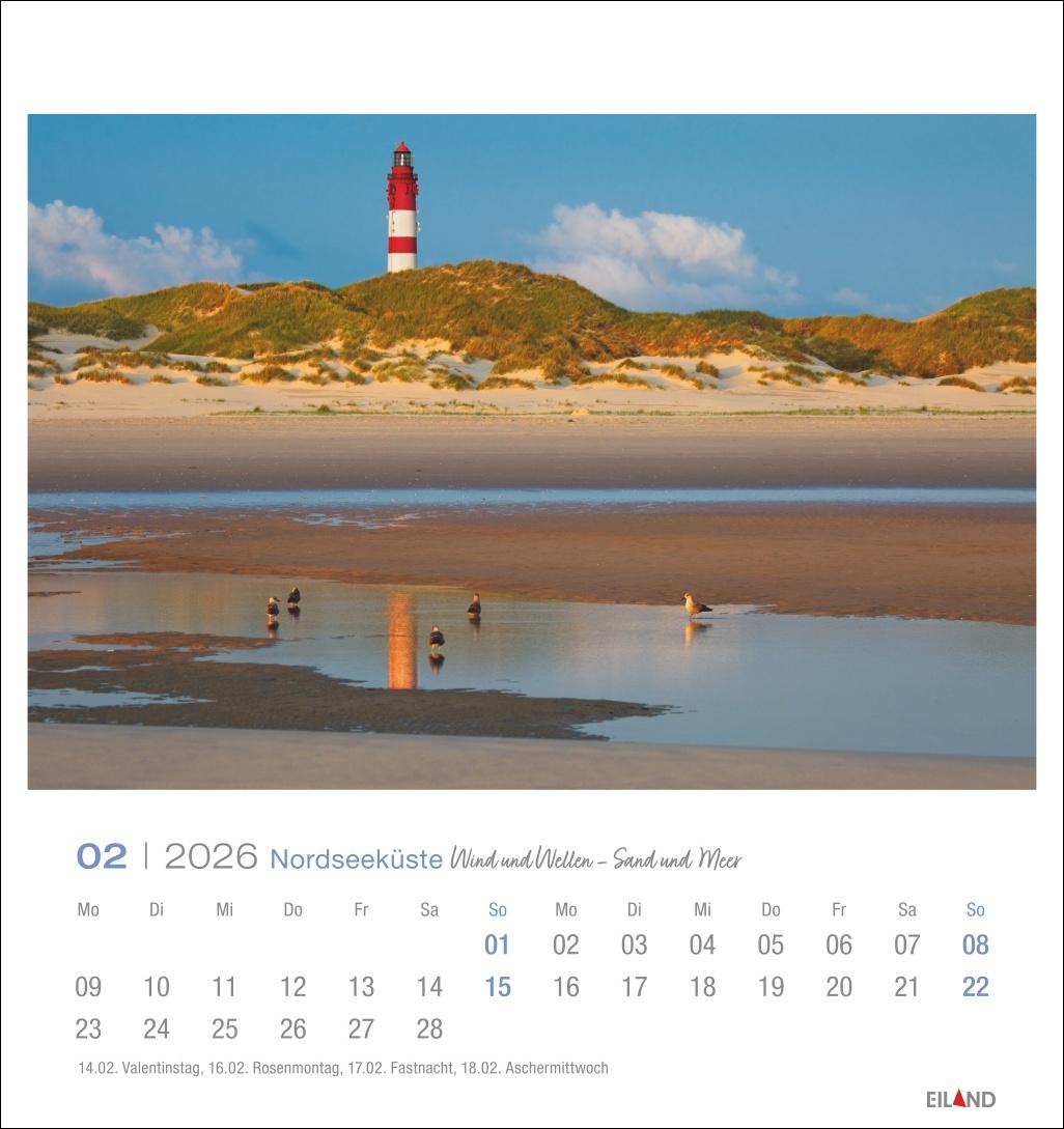 Bild: 9783964023773 | Nordseeküste Postkartenkalender 2026 - Wind und Wellen - Sand und Meer