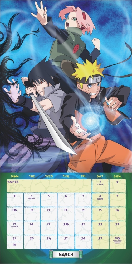 Bild: 9783840196812 | Naruto Broschurkalender 2025 | Kalender | 28 S. | Englisch | 2025