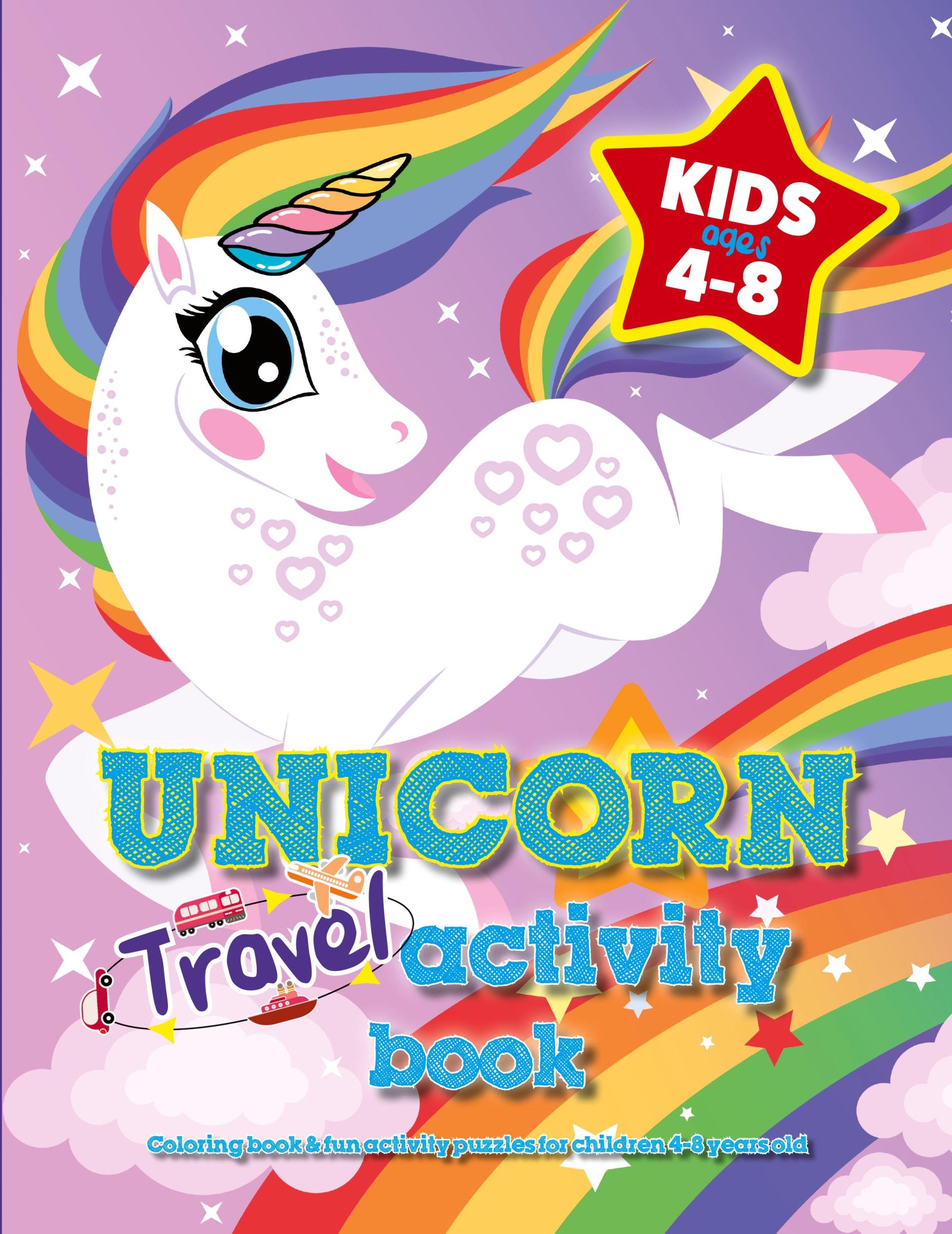 Cover: 9781913174101 | Unicorn Travel Activity Book For Kids Ages 4-8 | Mickey Macintyre