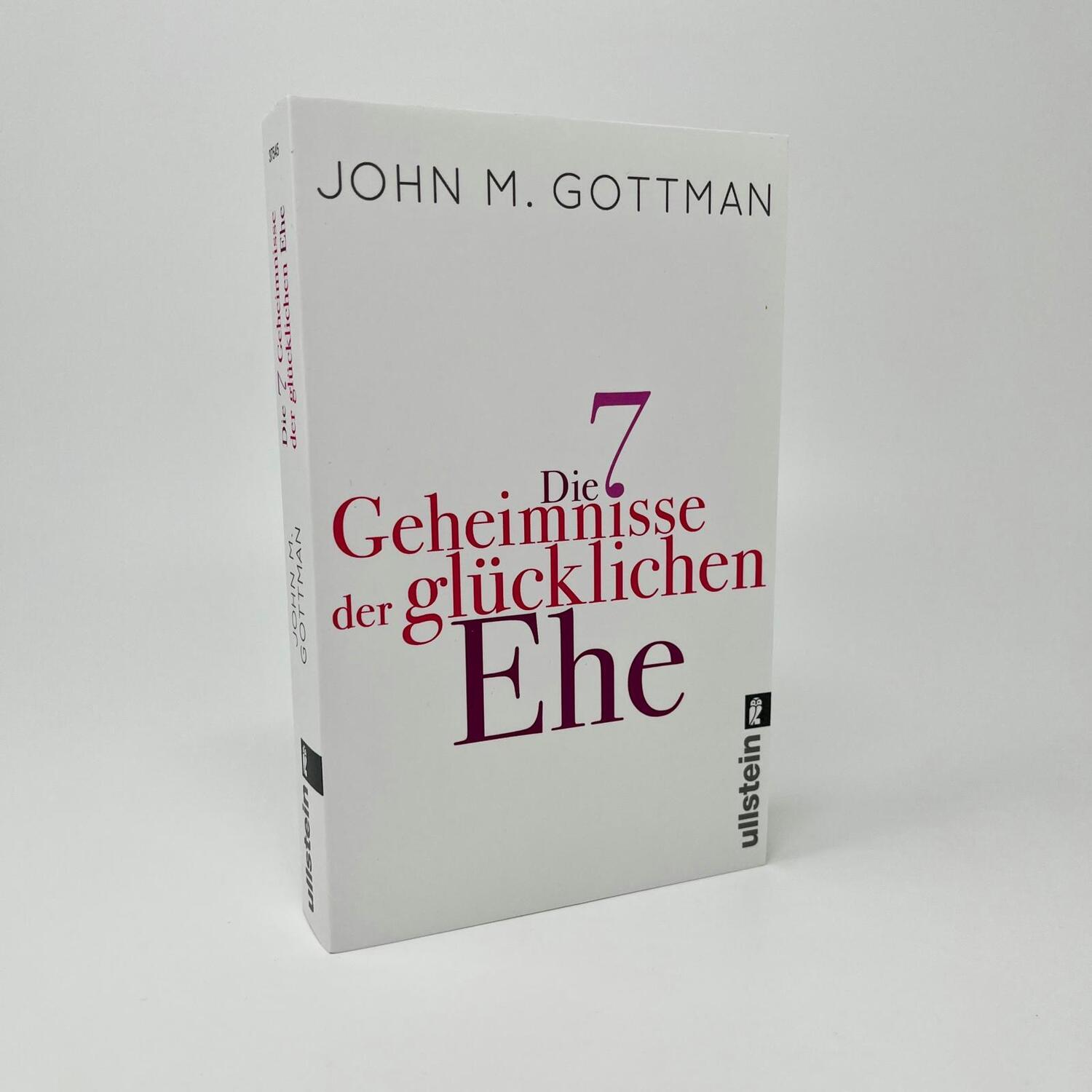 Bild: 9783548375458 | Die 7 Geheimnisse der glücklichen Ehe | John M. Gottman | Taschenbuch