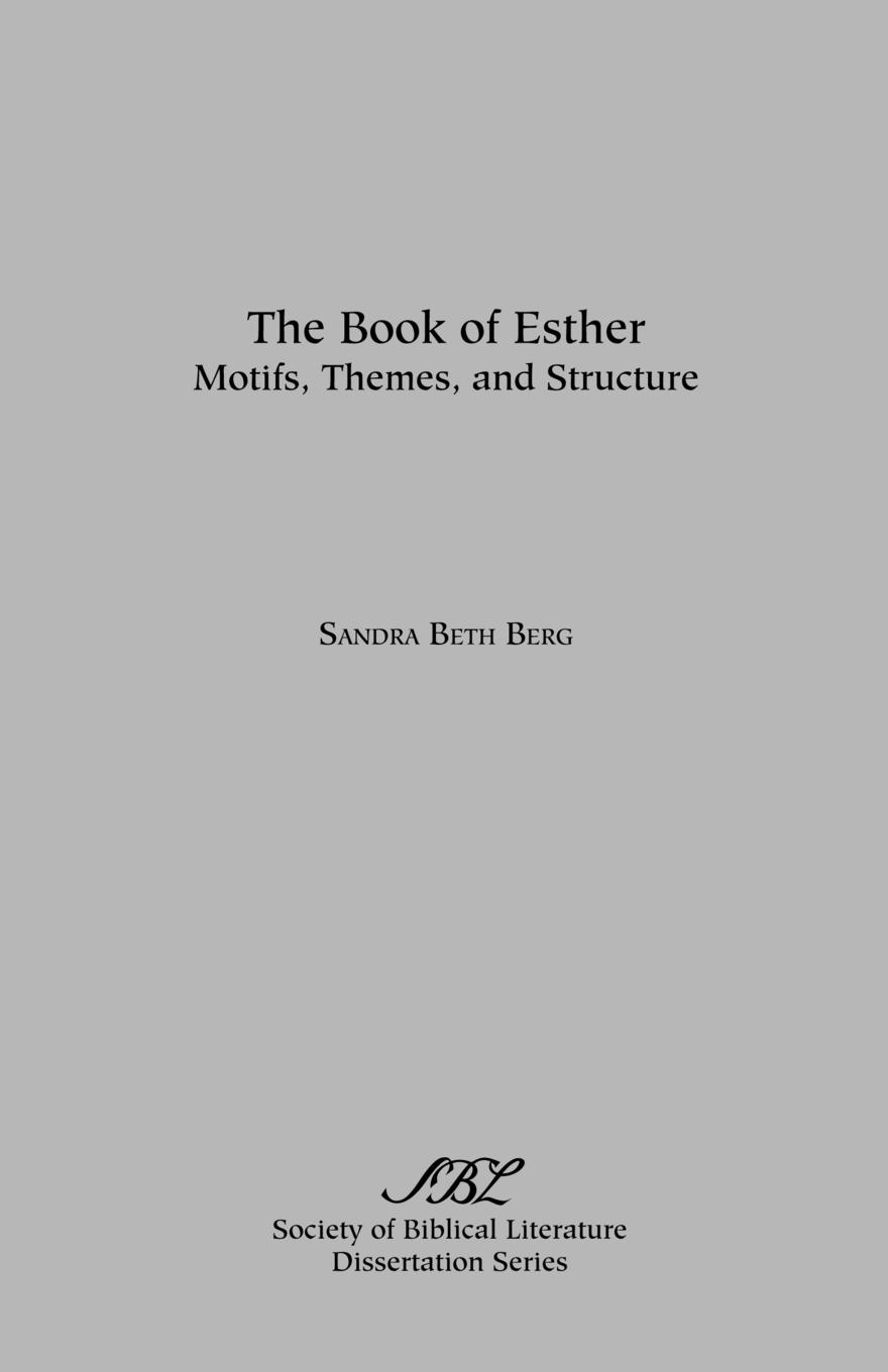 Cover: 9780891302797 | The Book of Esther | Sandra Beth Berg | Taschenbuch | Paperback | 1979