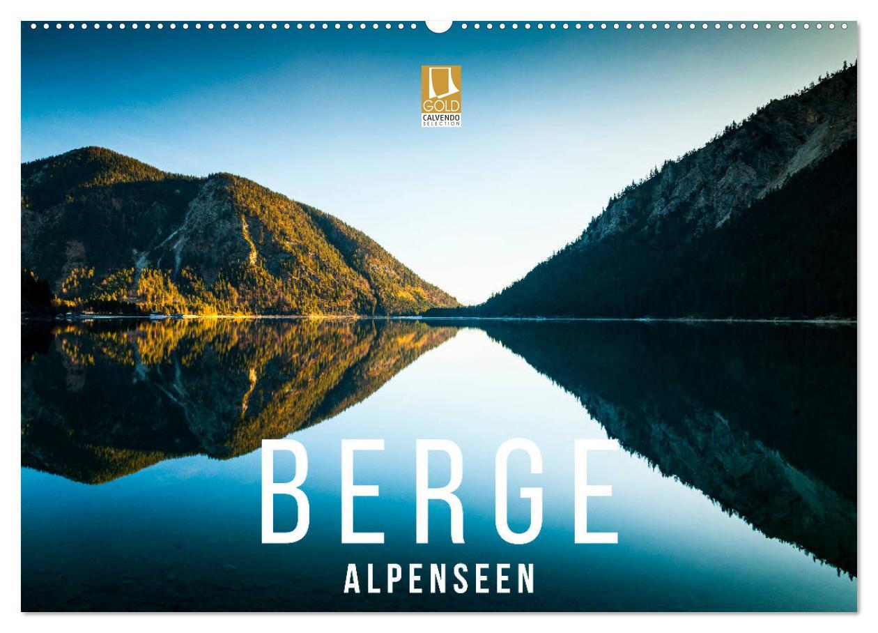 Cover: 9783435447749 | Berge. Alpenseen (Wandkalender 2025 DIN A2 quer), CALVENDO...