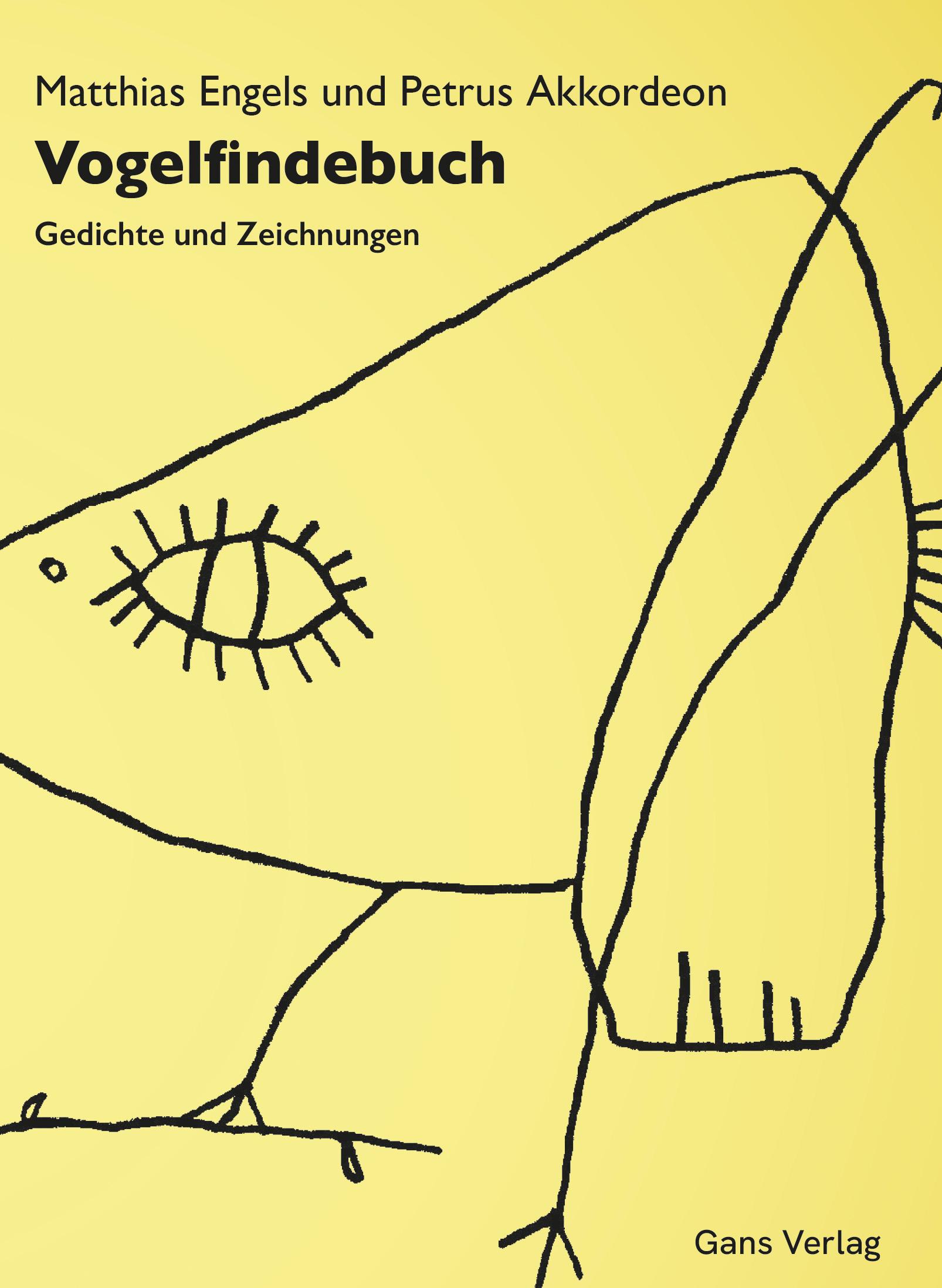 Cover: 9783946392408 | Vogelfindebuch | Gedichte und Zeichnungen | Matthias Engels | Buch