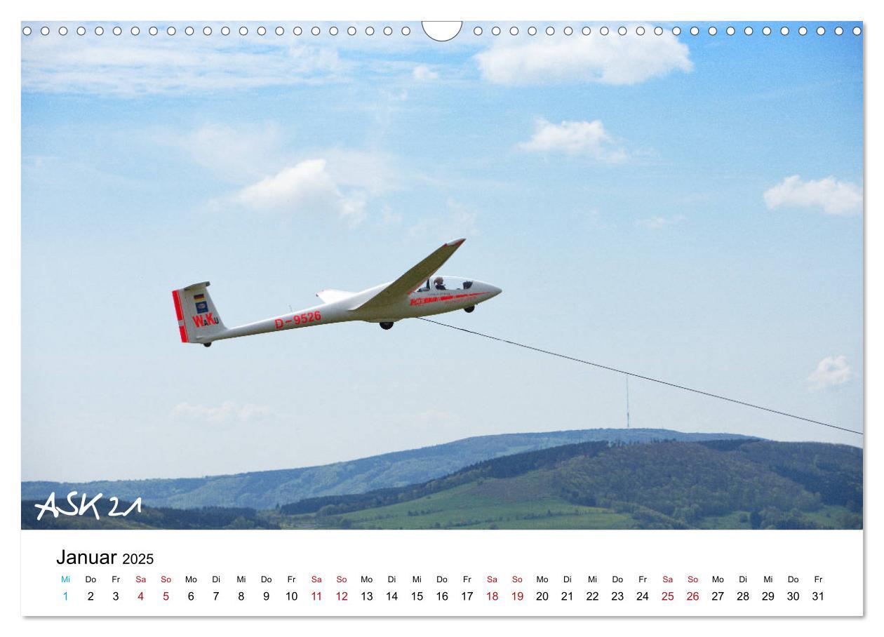 Bild: 9783435389667 | Flugzeuge auf der Wasserkuppe 2025 (Wandkalender 2025 DIN A3 quer),...