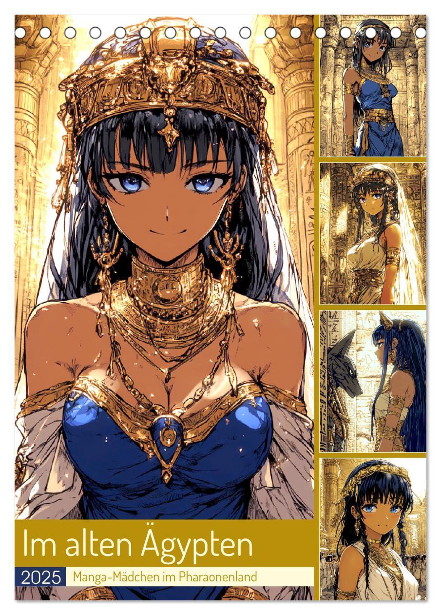 Cover: 9783457211489 | Im alten Ägypten. Manga-Mädchen im Pharaonenland (Tischkalender...