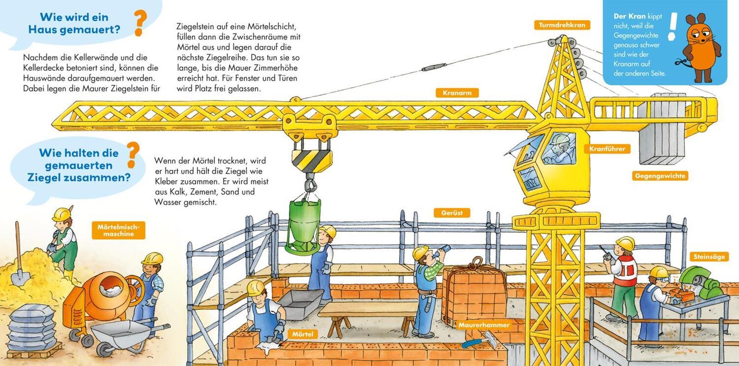 Bild: 9783551252319 | Frag doch mal ... die Maus: Baustelle | Erstes Sachwissen | Schnell