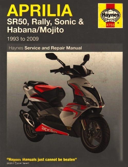 Cover: 9781844257553 | Aprilia SR50, Rally, Sonic &amp; Habana/Mojito Scooters (93 - 09) | Mather