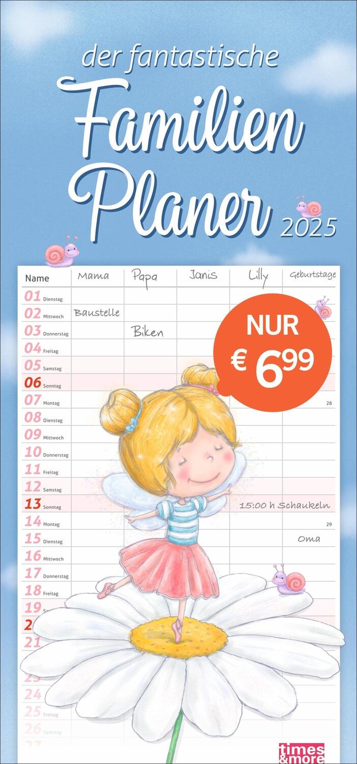 Cover: 9783756406753 | Zauberwesen Familienplaner 2025 | Kalender | Familienplaner Athesia