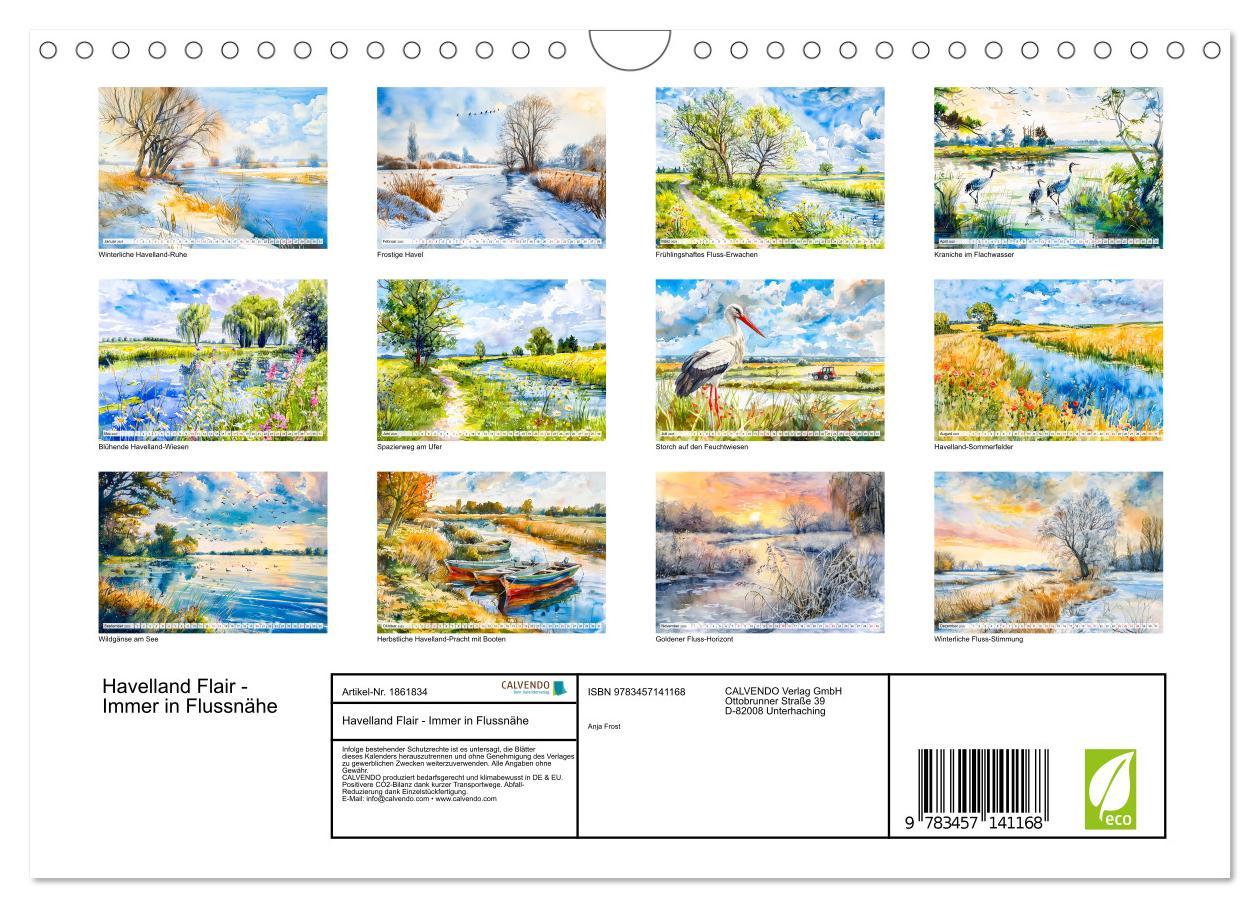 Bild: 9783457141168 | Havelland Flair - Immer in Flussnähe (Wandkalender 2025 DIN A4...