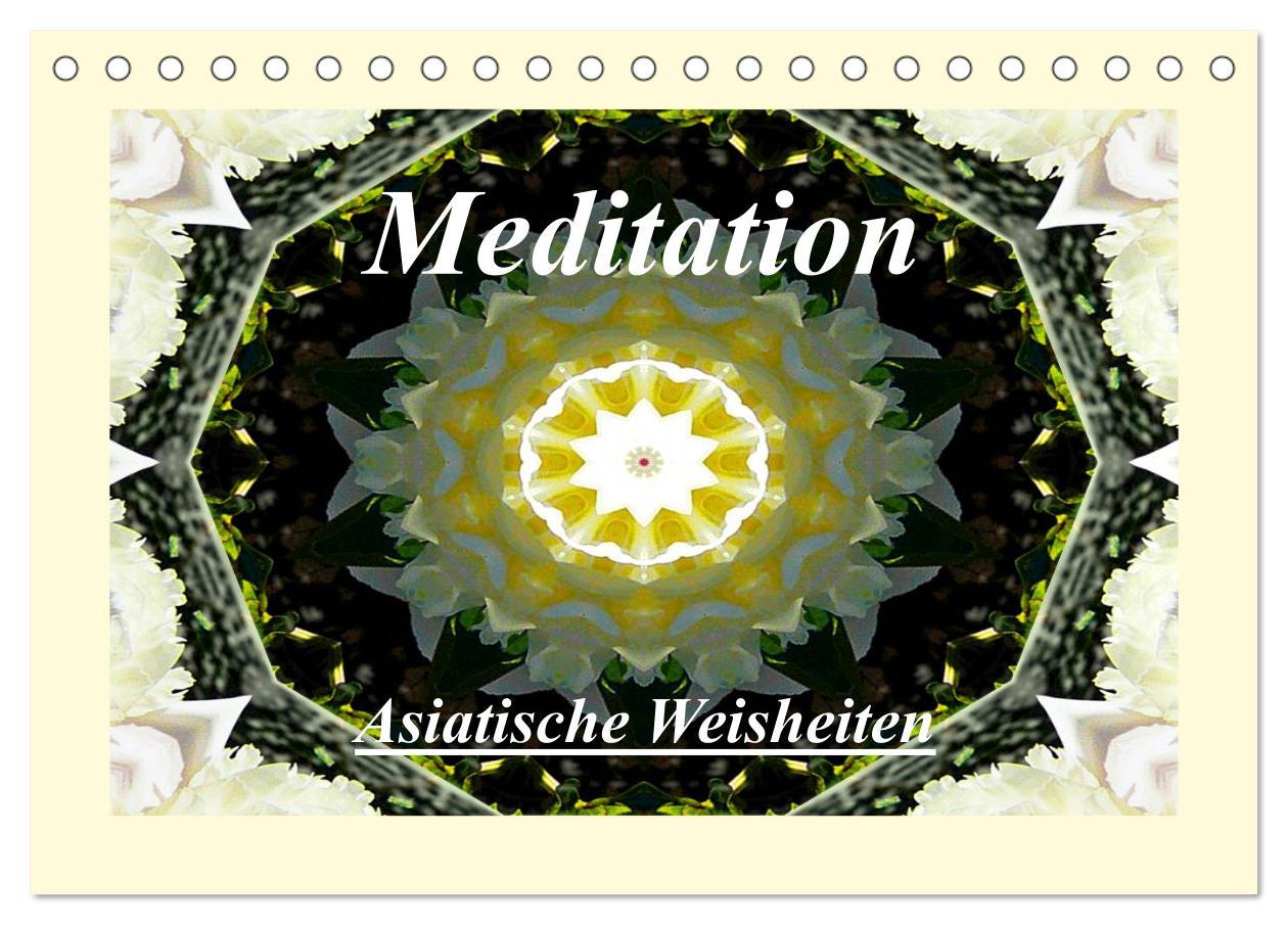 Cover: 9783435722341 | Meditation - Asiatische Weisheiten (Tischkalender 2025 DIN A5...